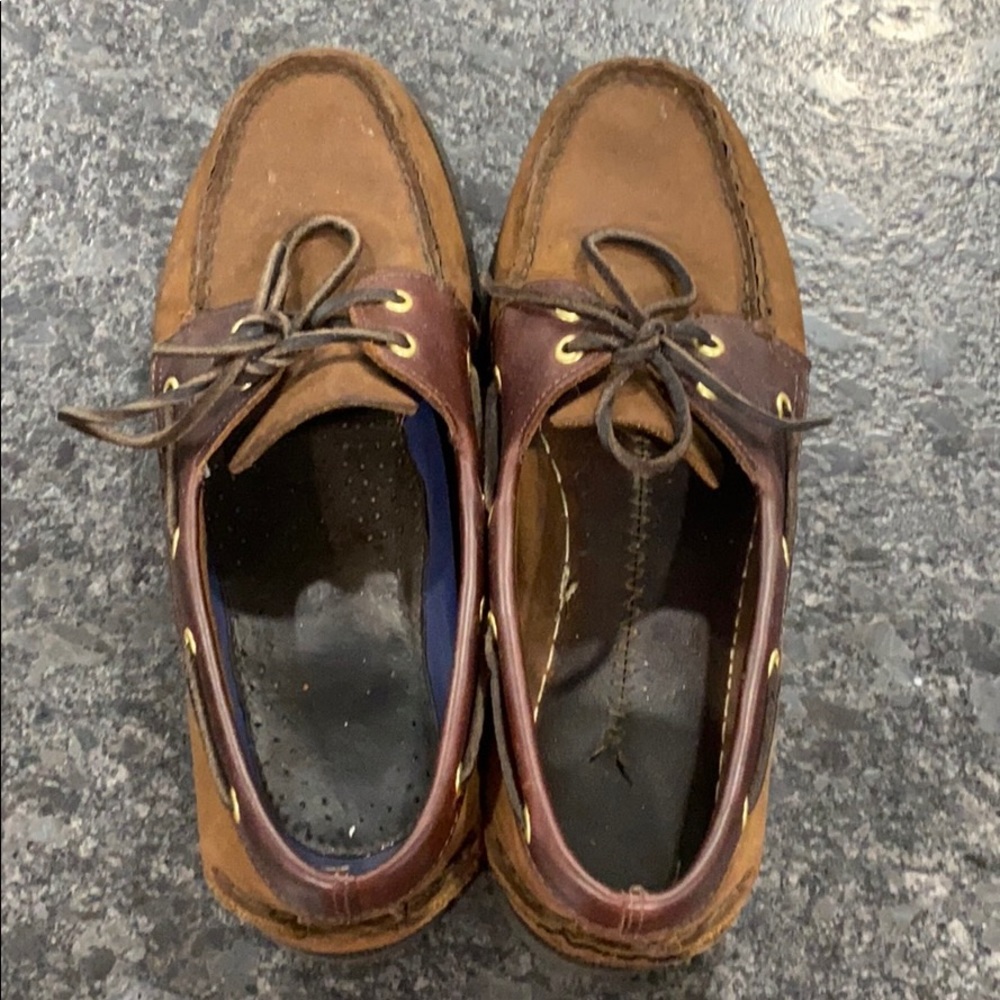 Men’s Sperry Dark Brown Boat Shoes!